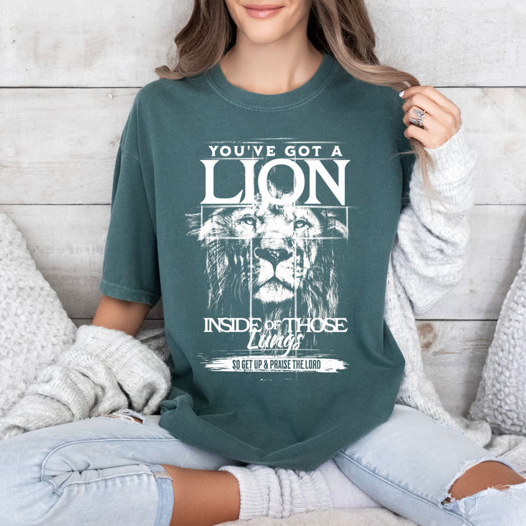 Lion inside of those Lungs T-shirt