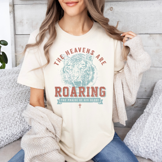 Cream Heavens are Roaring T-Shirt