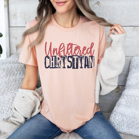 Unfiltered Christian T-shirt